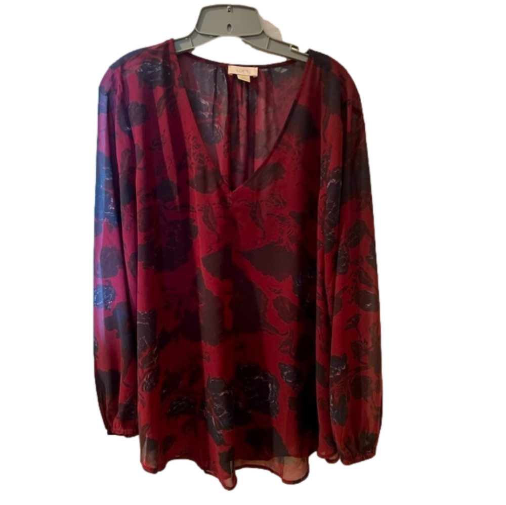 Loft Outlet XL sheer blouse